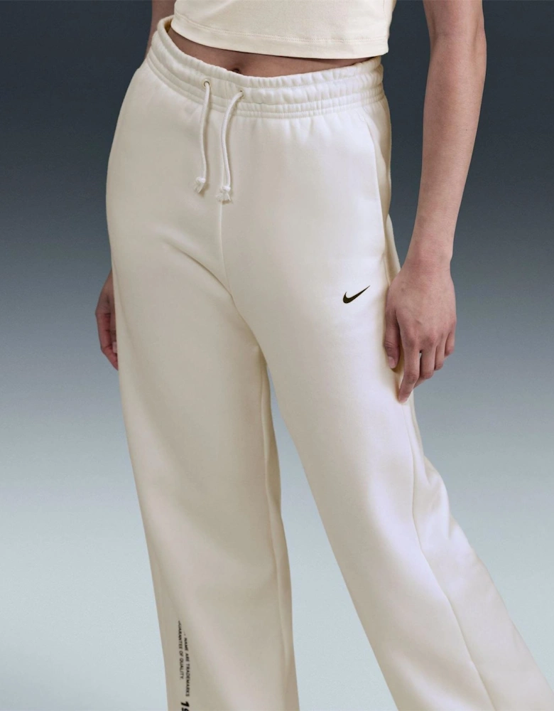 Classic Solid Patterned Wide Fit Sweatpants