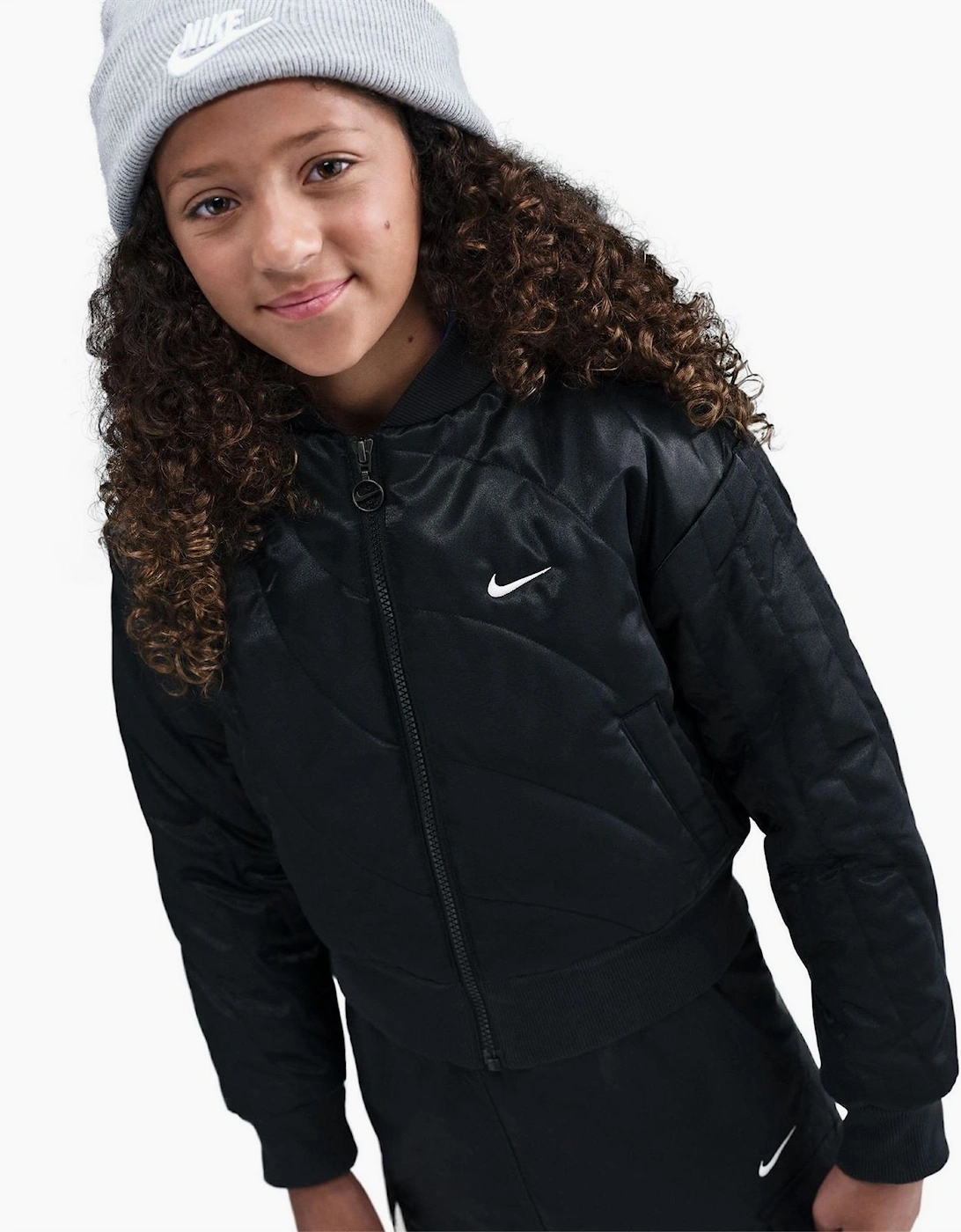 Solid Patterned Zipped Pocket Ribbed Cuff Windbreaker Jacket, 7 of 6
