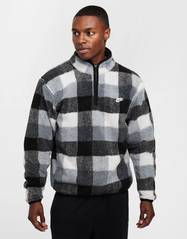 Mock Neck High Collar Long Sleeve Warm Sweatshirt