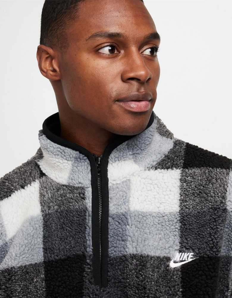 Mock Neck High Collar Long Sleeve Warm Sweatshirt