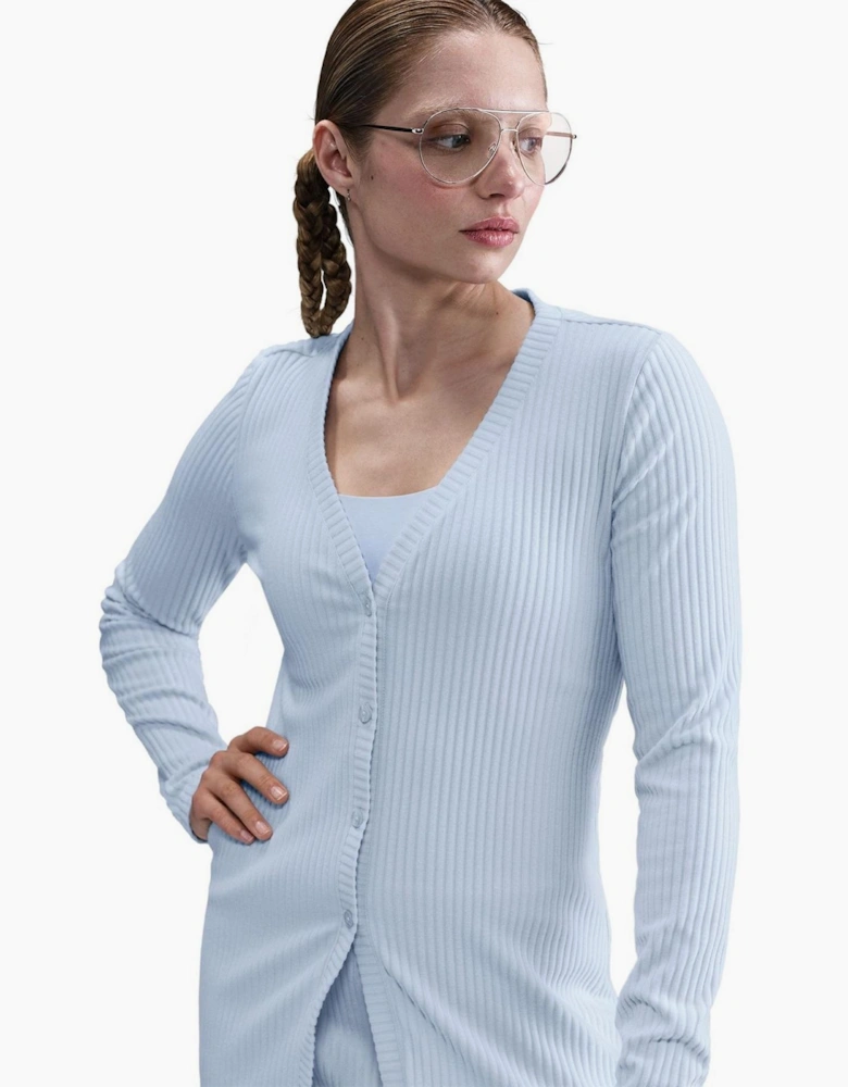 Stitched Detail V-Neck Long Sleeve Sweater