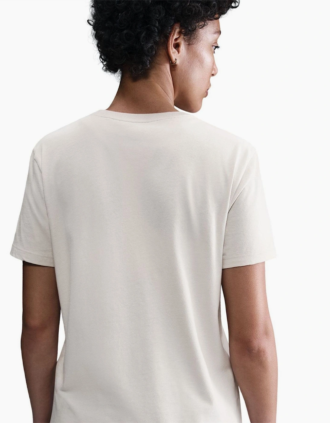Logo Print Wordmark Crew Neck Short Sleeve Jersey T-Shirt