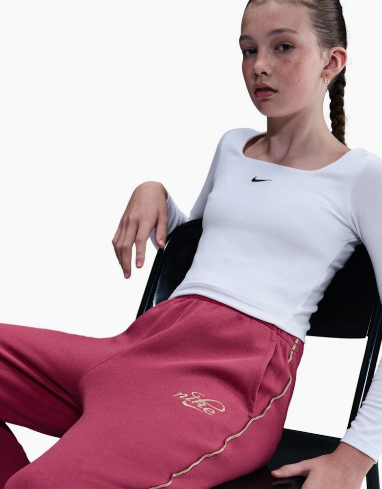 Solid Patterned Side Stripe Joggers