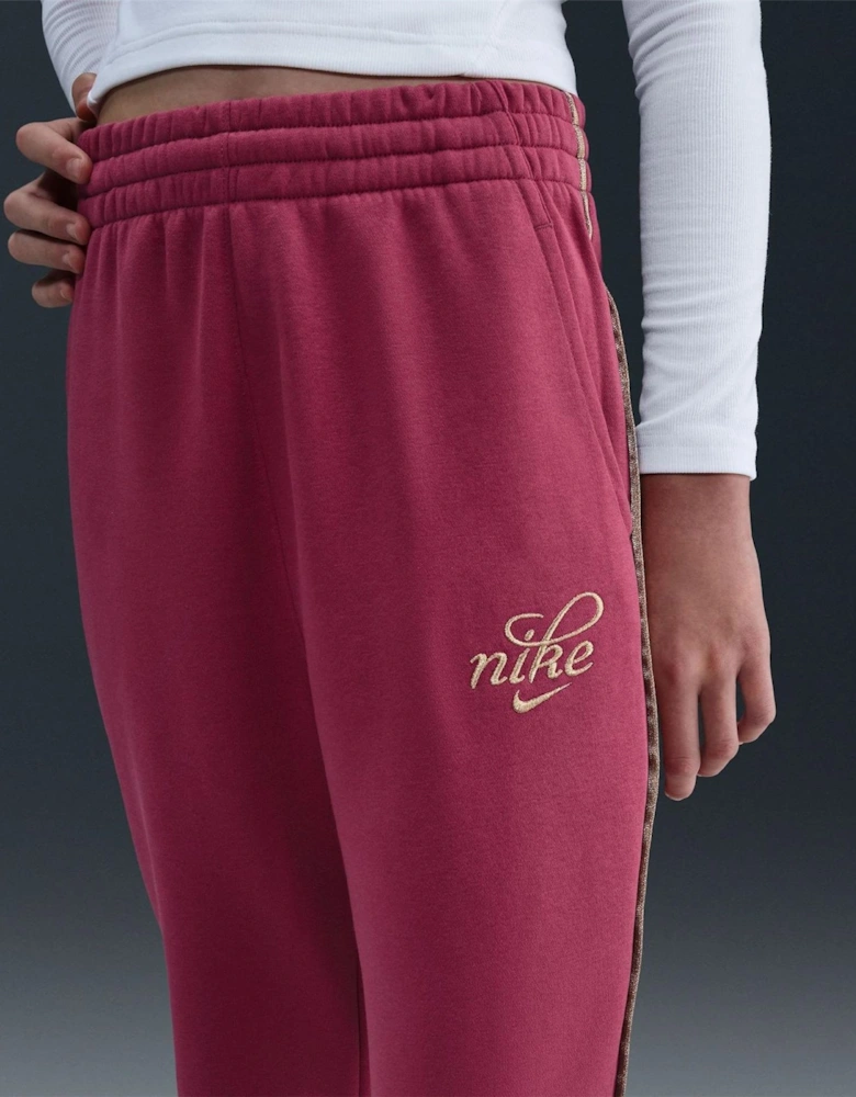 Solid Patterned Side Stripe Joggers