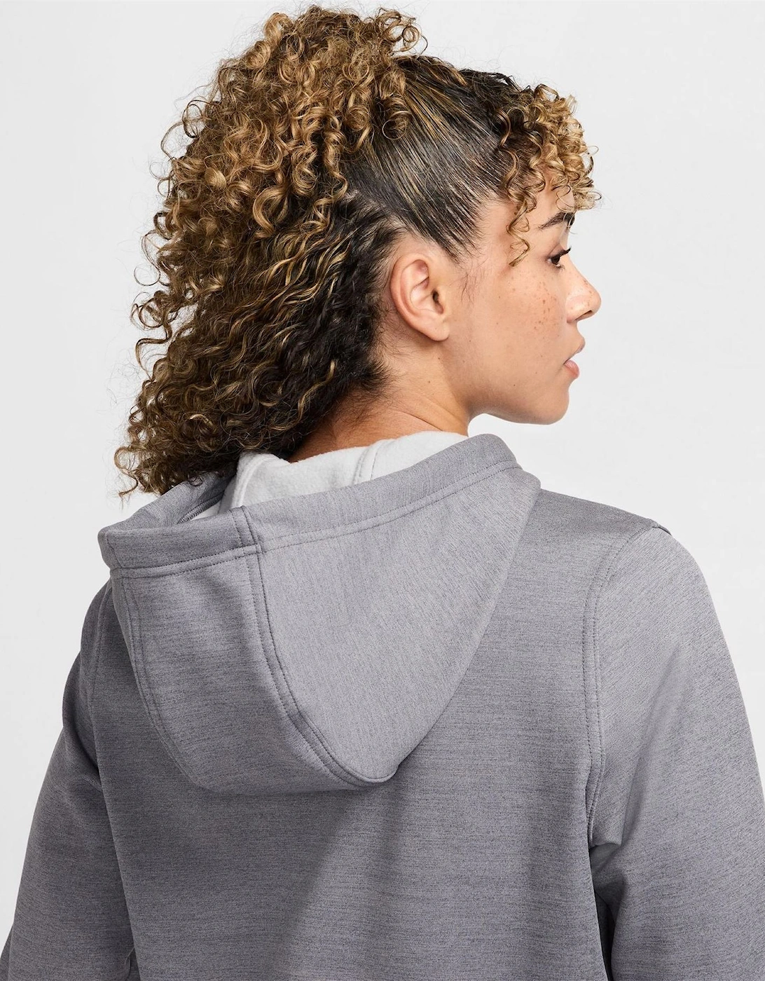 Logo Print Hooded Neck Long Sleeve Sweatshirt