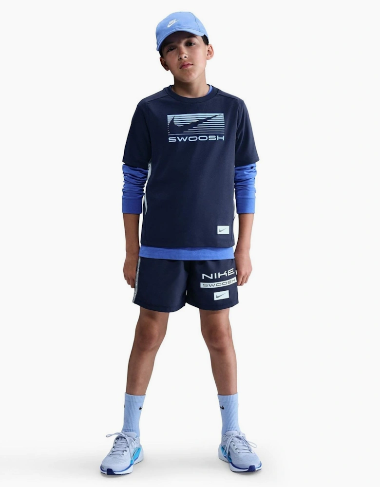 Logo Print Crew Neck Short Sleeve Jersey T-Shirt