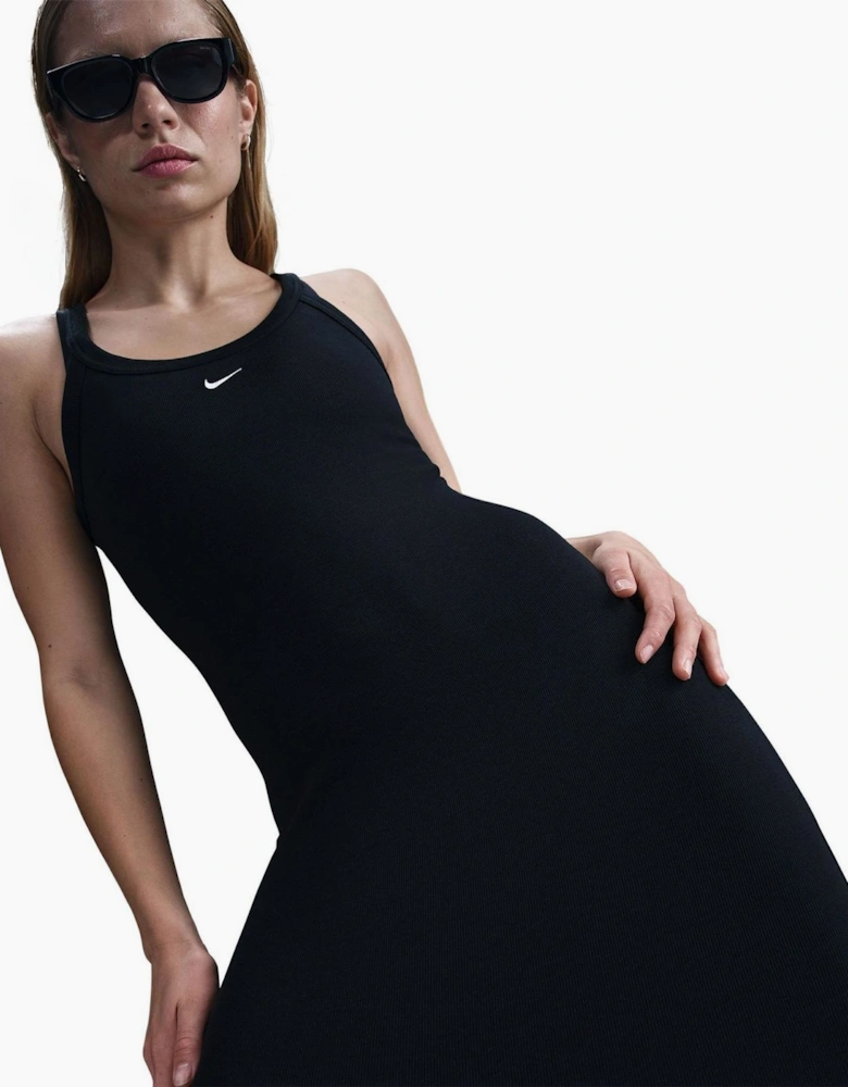 Chill Knit Fitted Scoop Neck Sleeveless Bodycon Dress