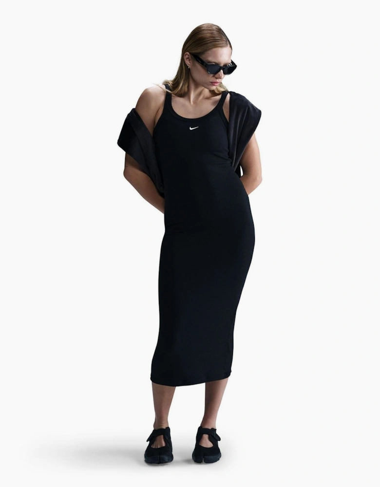 Chill Knit Fitted Scoop Neck Sleeveless Bodycon Dress
