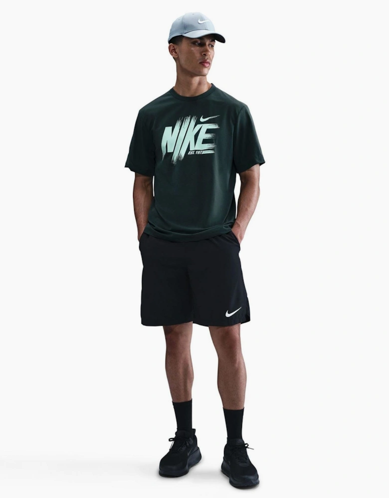 Hyve Logo Print Text Graphic Crew Neck T-Shirt