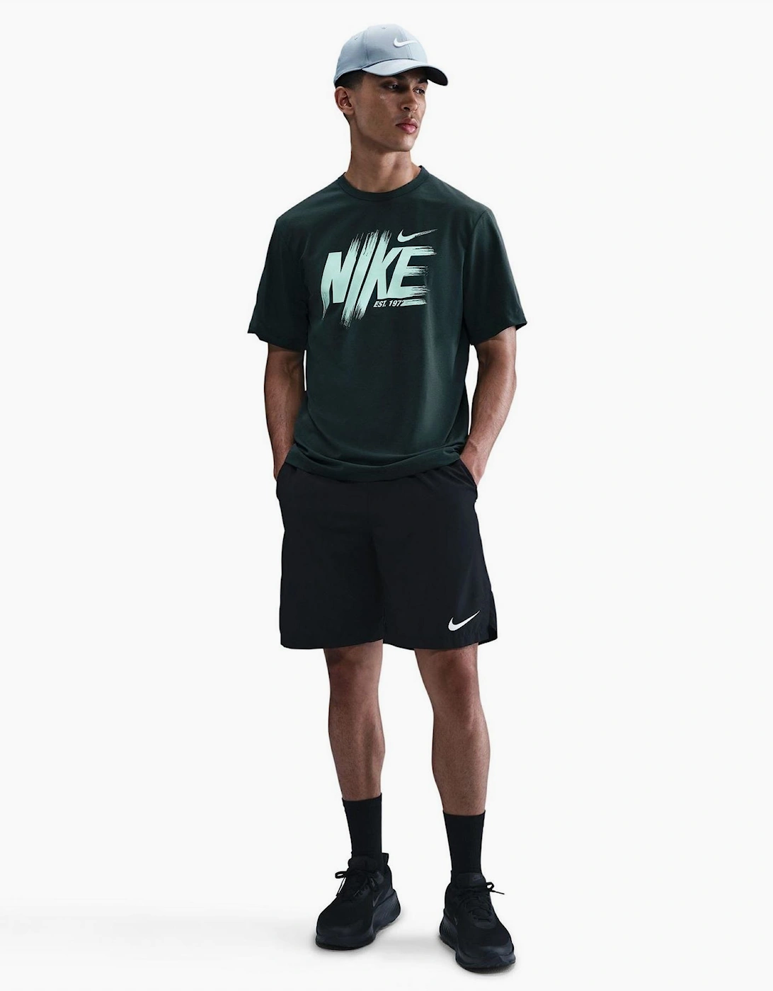 Hyve Logo Print Text Graphic Crew Neck T-Shirt