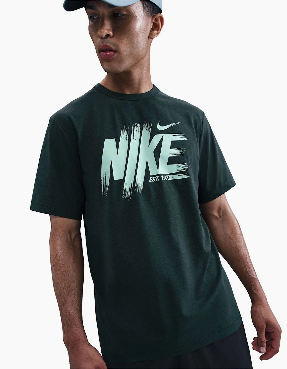 Hyve Logo Print Text Graphic Crew Neck T-Shirt
