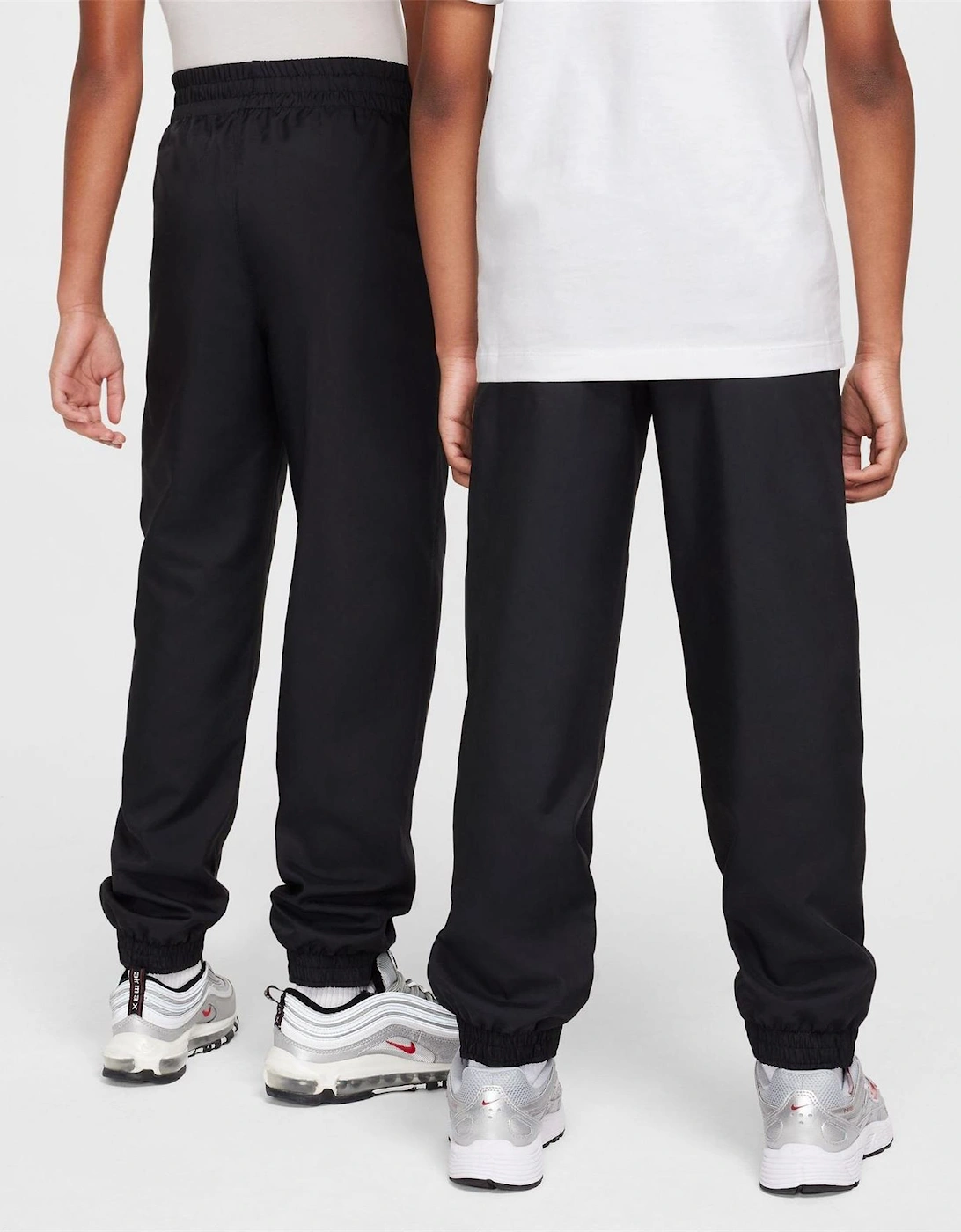 Solid Patterned Track Woven Pants