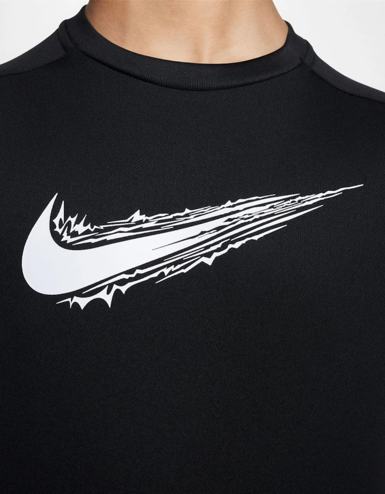 Bold Logo Crew Neck Short Sleeve Jersey T-Shirt