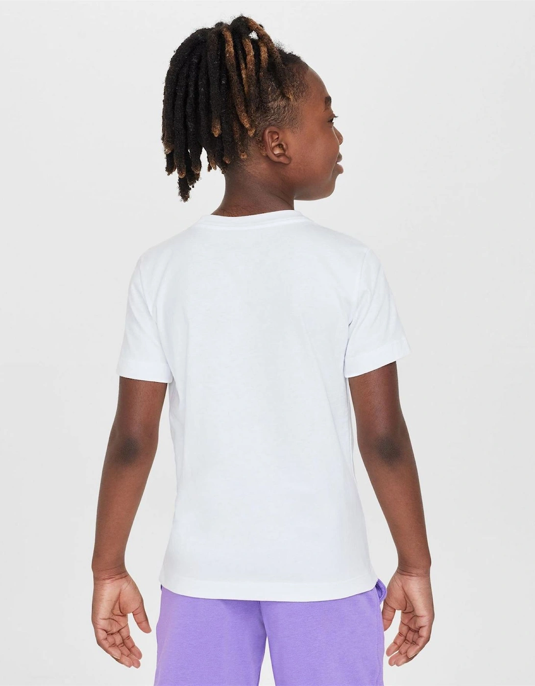Boxy Logo Print Text Graphic Crew Neck T-Shirt