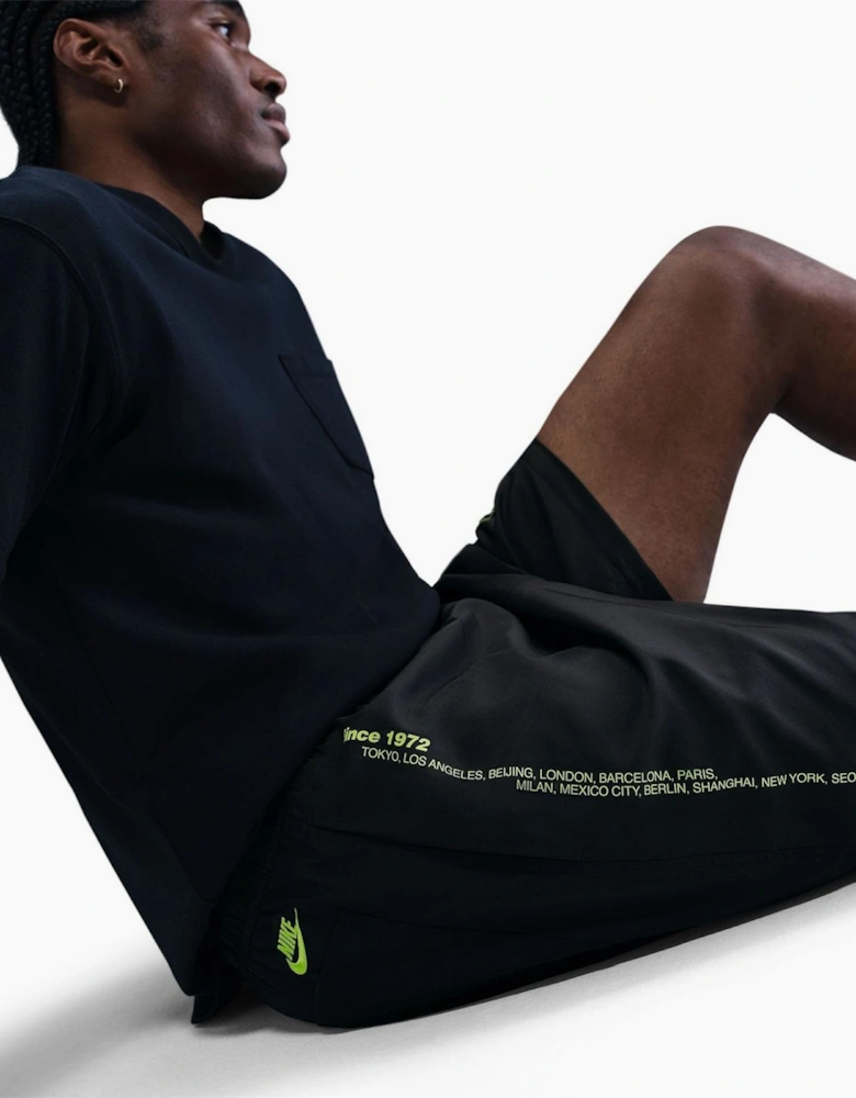 Flow Athletic Shorts with Elasticated Waistband