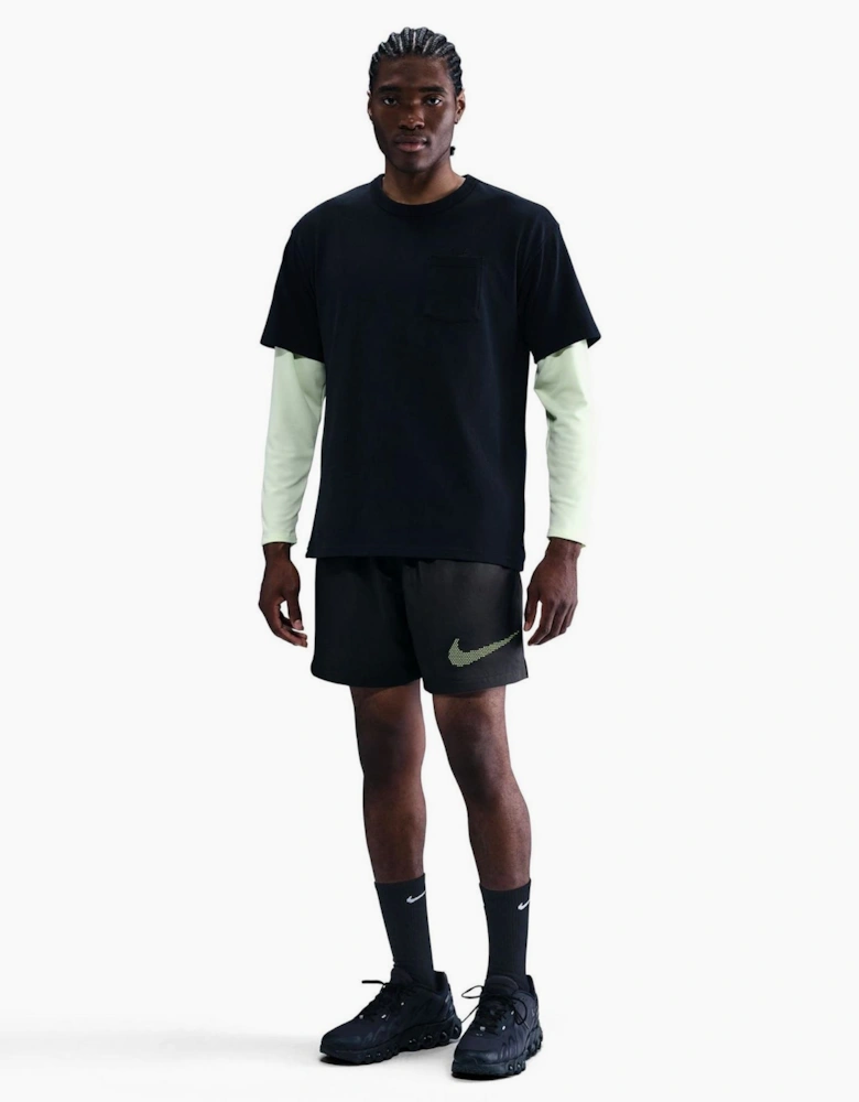 Flow Athletic Shorts with Elasticated Waistband