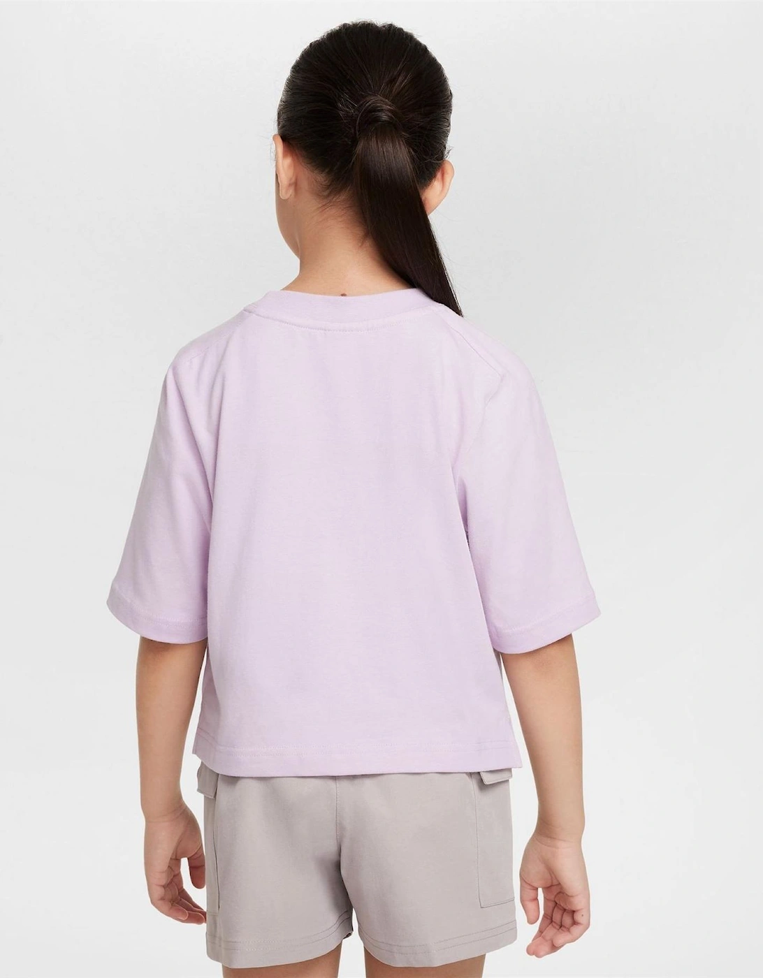 Wordmark Crew Neck Ribbed Collar Short Sleeve Jersey T-Shirt