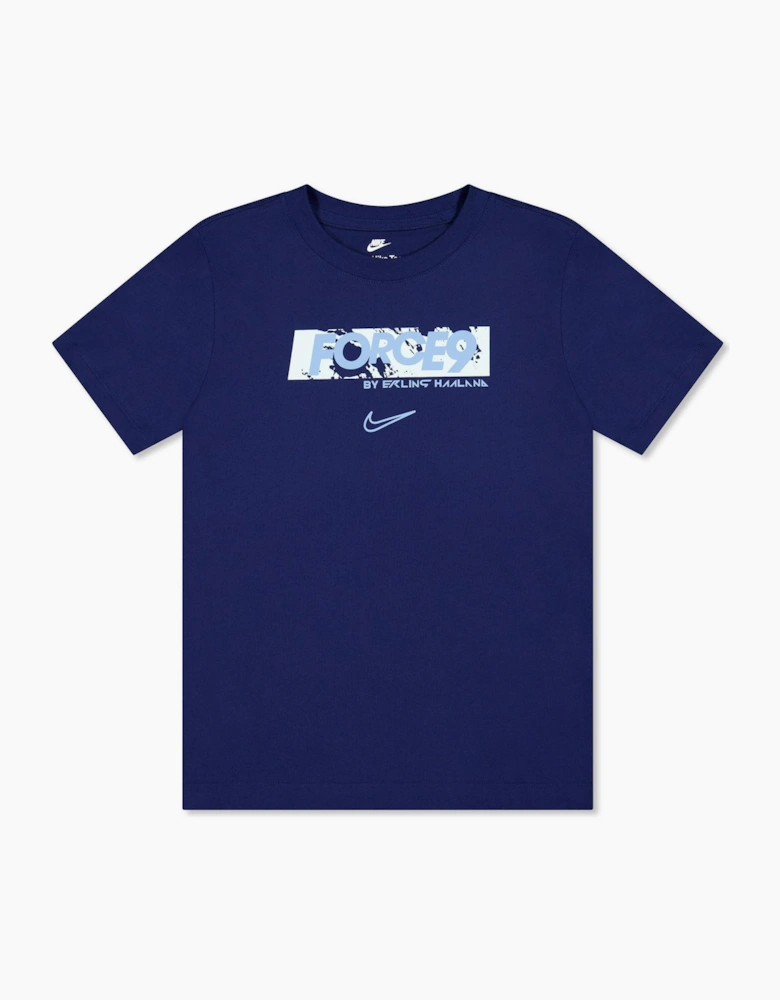 Haaland Graphic Crew Neck Short Sleeve T-Shirt
