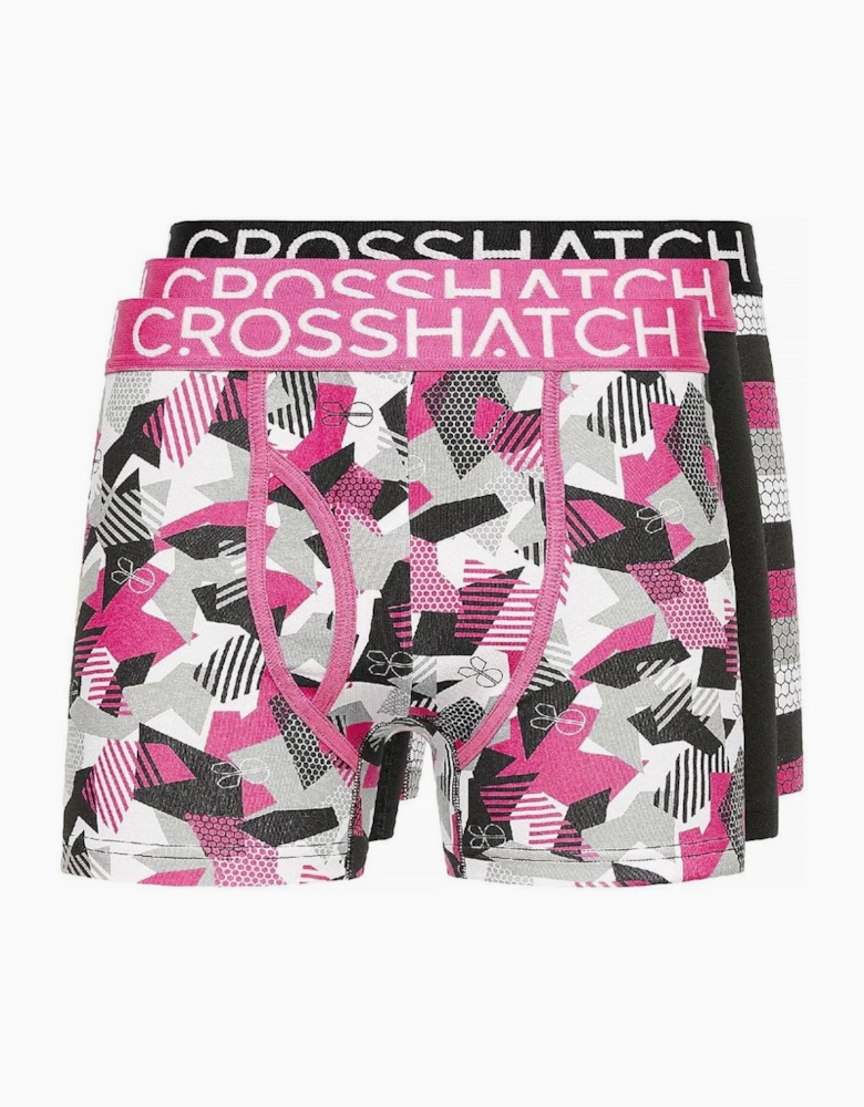 Crystaline Geometric Patterned Boxer Brief