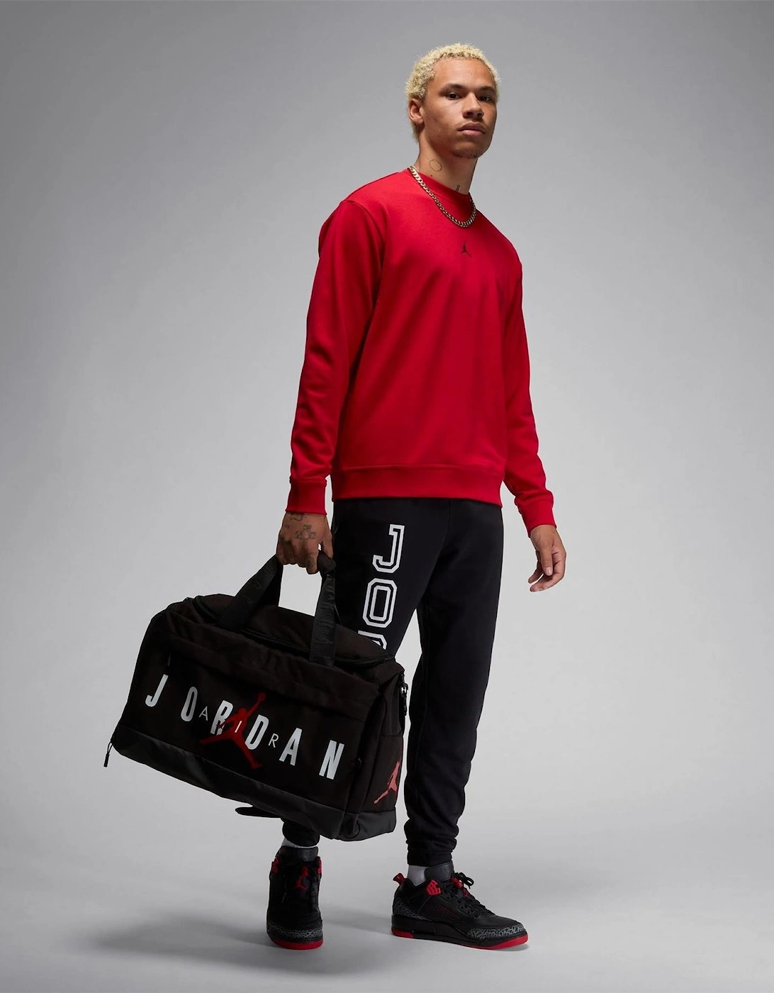 Sport Crew Neck Ribbed Collar Long Sleeve Sweatshirt