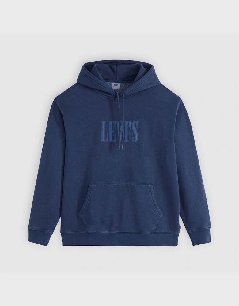 Housemark Wordmark Hooded Neck Long Sleeve Sweatshirt
