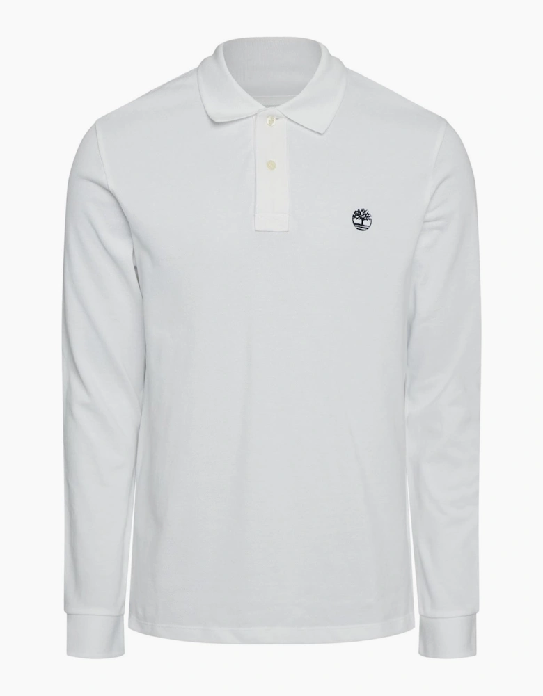 Logo Collared Neck Long Sleeve Shirt