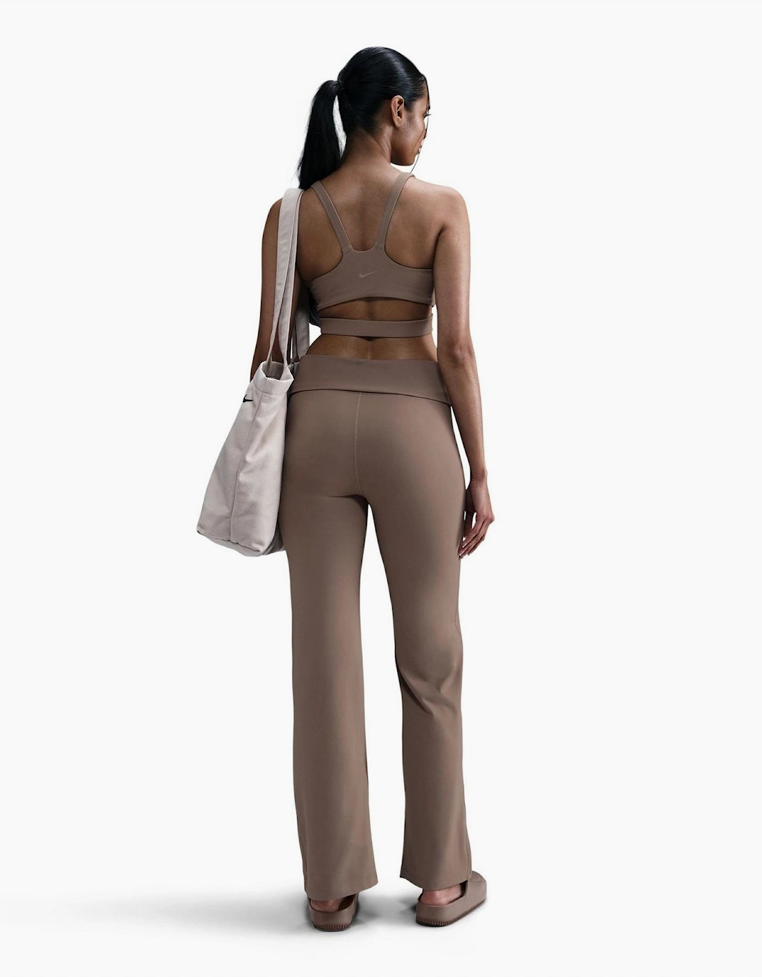 1 Hour Solid Patterned Flared Athletic Pants