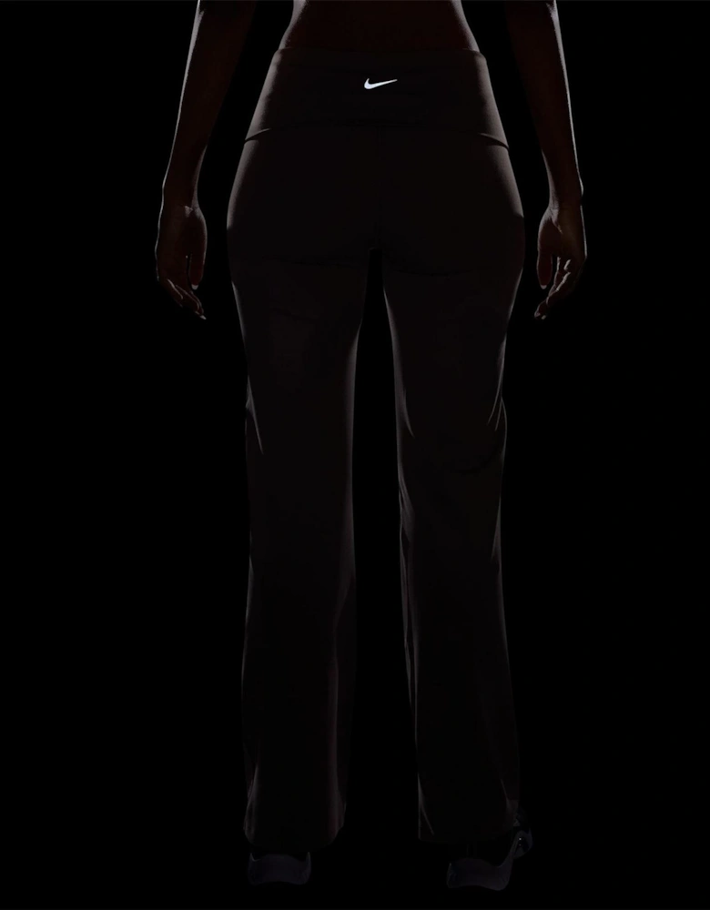 1 Hour Solid Patterned Flared Athletic Pants