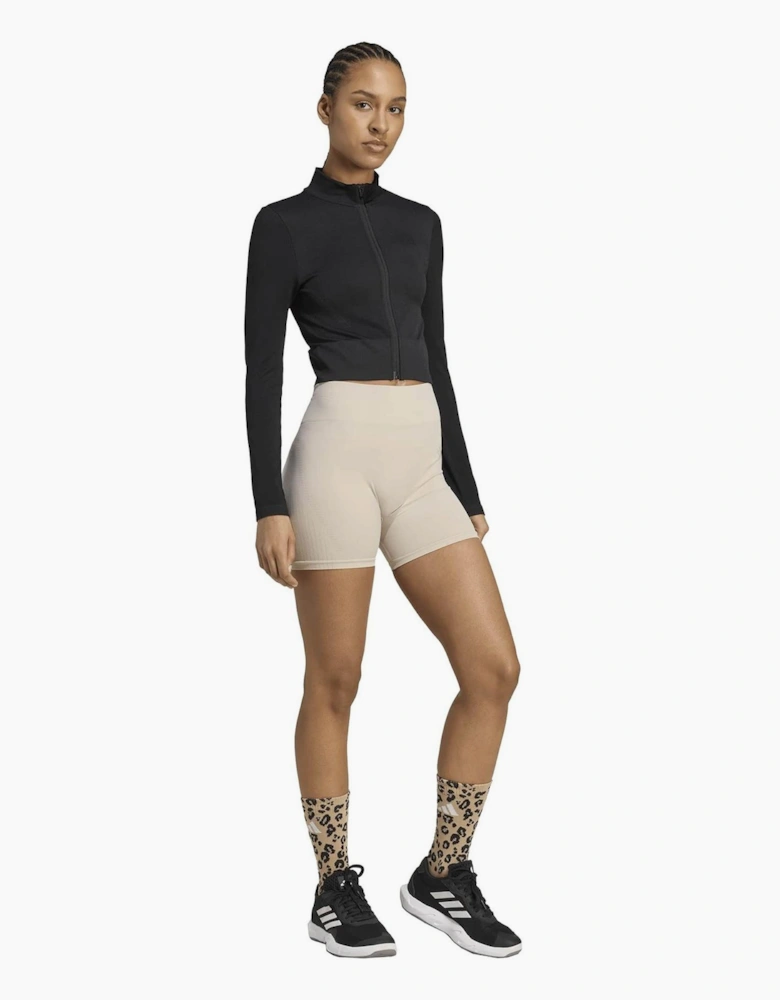 We Knit 4 Inch Compression Yoga Shorts