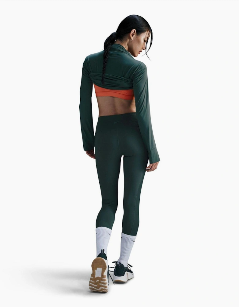 1 Hr Solid Patterned Leggings