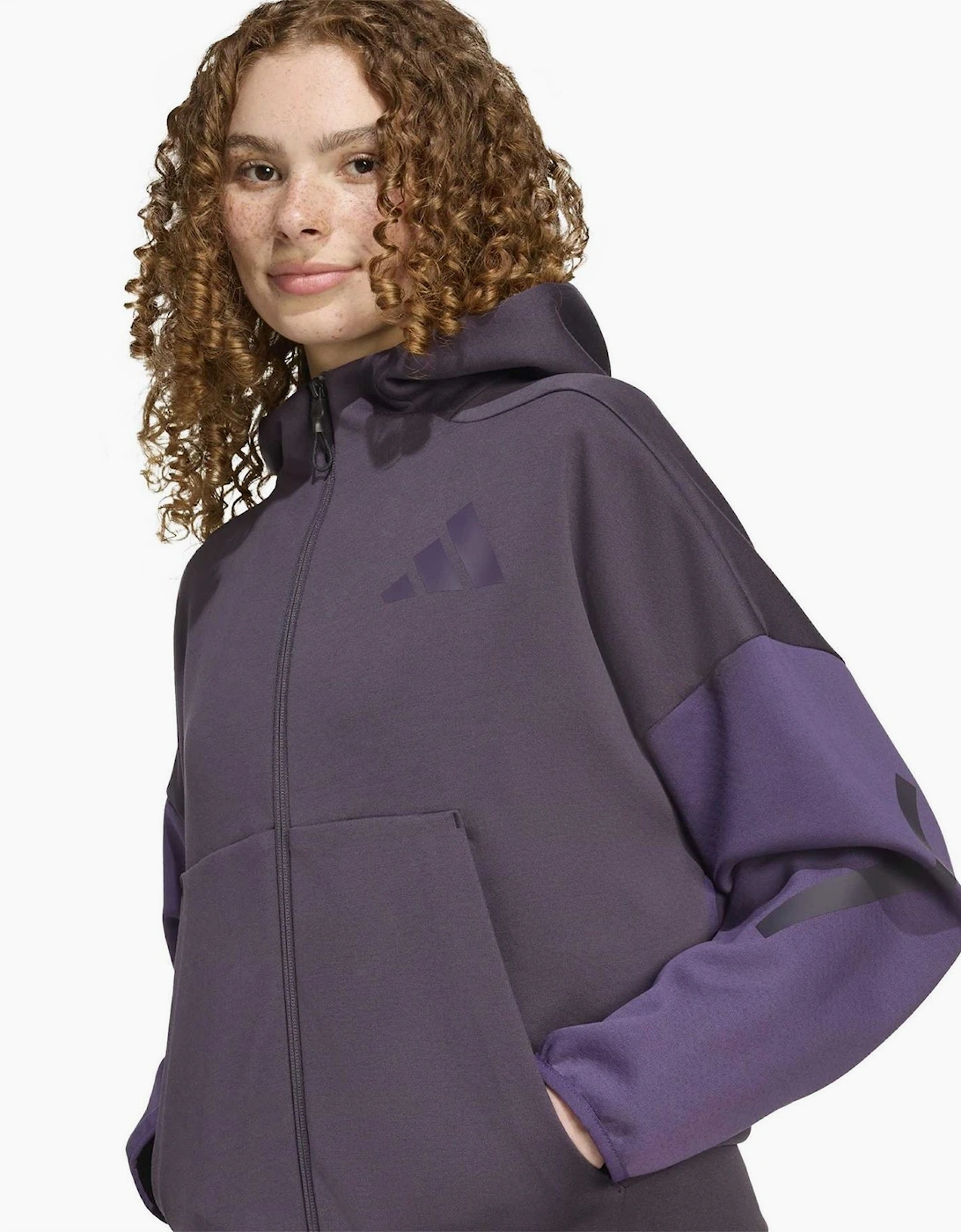 Z.N.E. Hooded Long Sleeve Kangaroo Pocket Sweatshirt