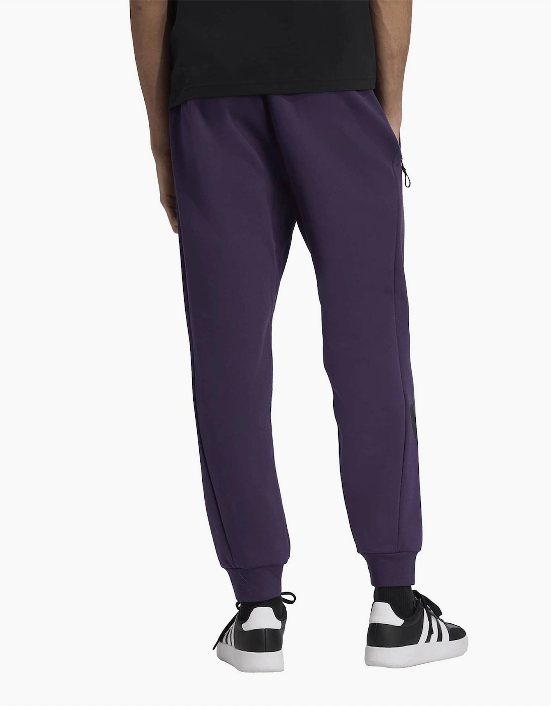 Z.N.E. Solid Patterned Slim Joggers