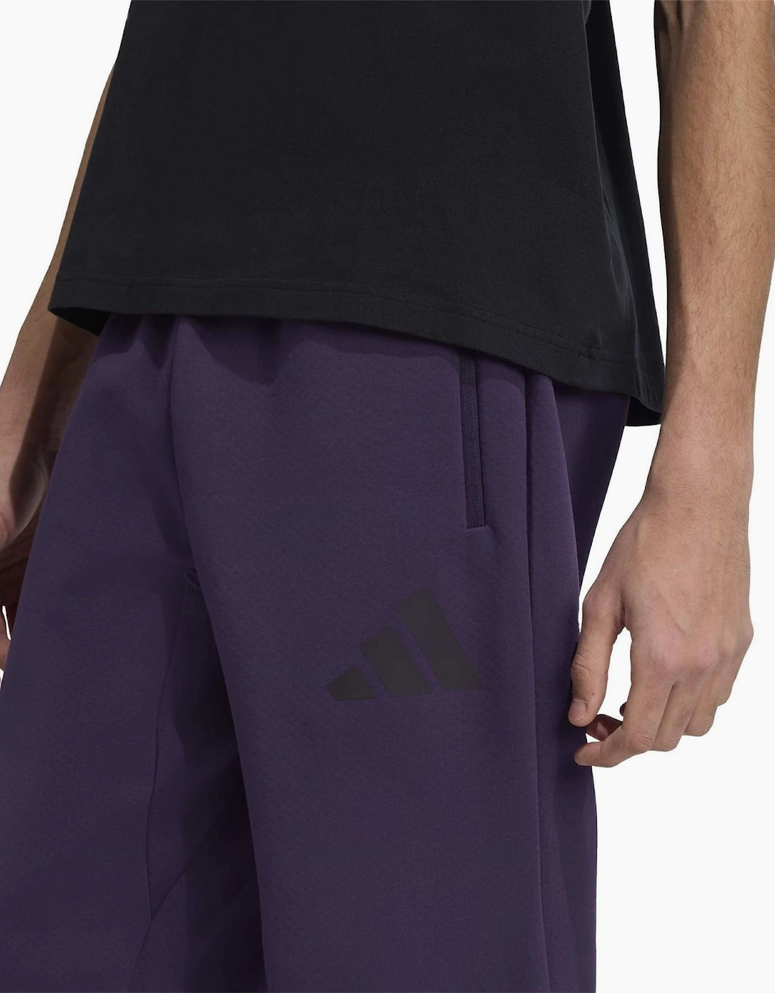 Z.N.E. Solid Patterned Slim Joggers