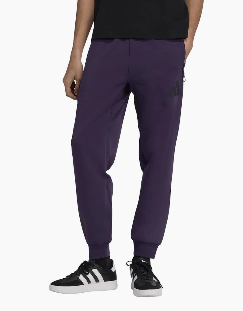 Z.N.E. Solid Patterned Slim Joggers