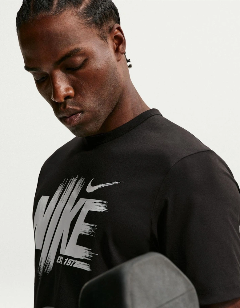 Wordmark Crew Neck Short Sleeve Jersey Competition T-Shirt