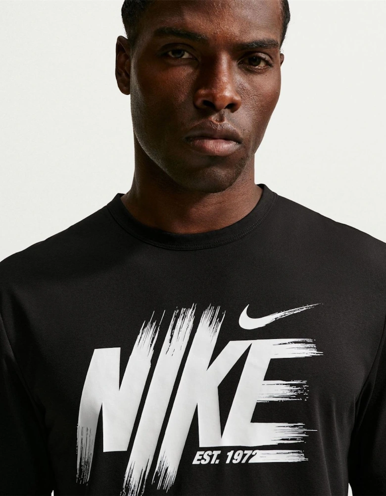 Wordmark Crew Neck Short Sleeve Jersey Competition T-Shirt