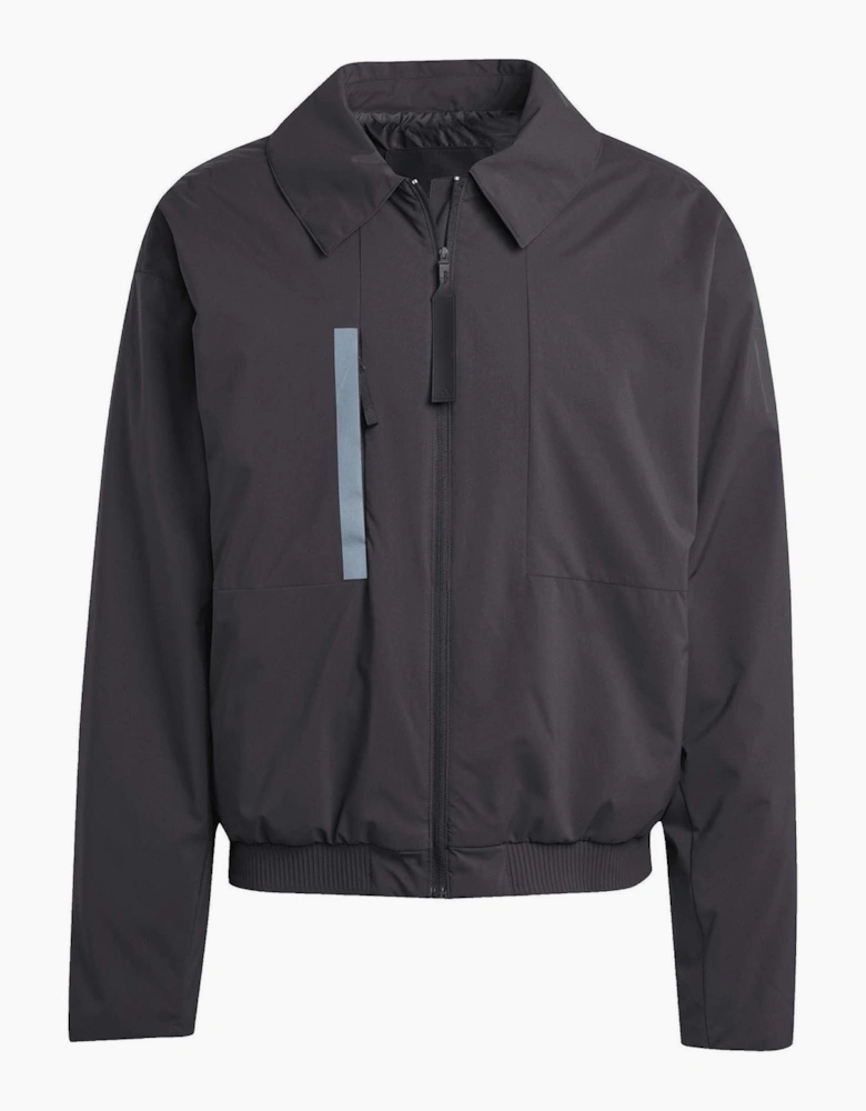 Myshelter Three Stripes Patterned Storm Flap Jacket