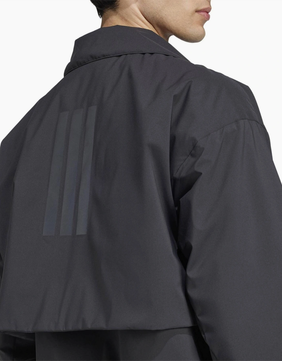 Myshelter Three Stripes Patterned Storm Flap Jacket
