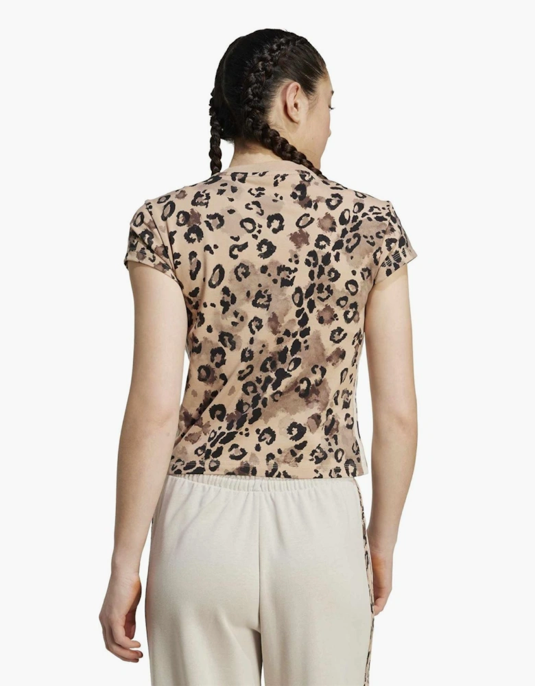 All Over Print Crew Neck Short Sleeve Jersey T-Shirt