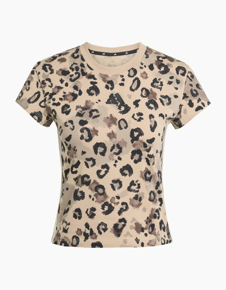 All Over Print Crew Neck Short Sleeve Jersey T-Shirt