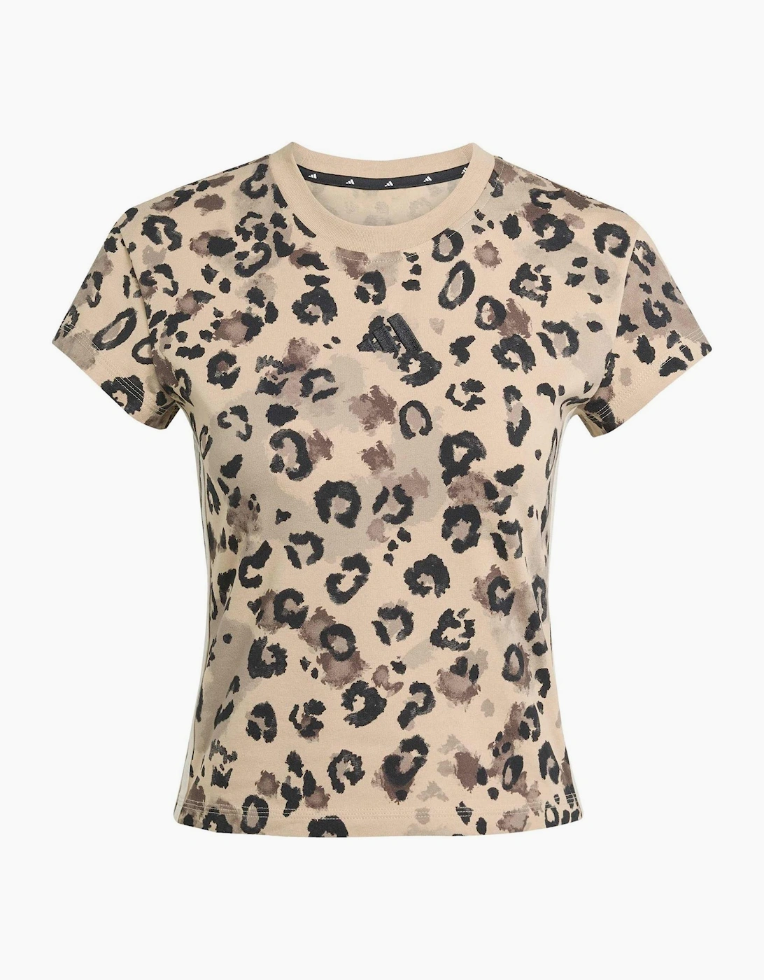 Adidas Adidas Women's All Over Print Crew Neck Short Sleeve Jersey T-Shirt - Multi