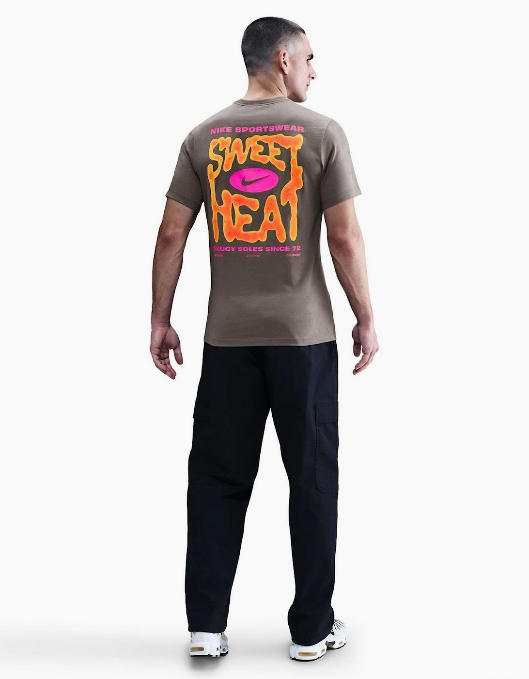 Graphic Text Crew Neck Short Sleeve Jersey T-Shirt