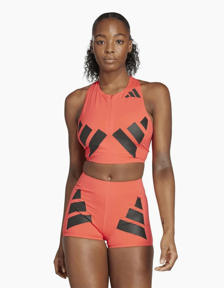 Adizero Halter Neck Sleeveless Muscle Tank