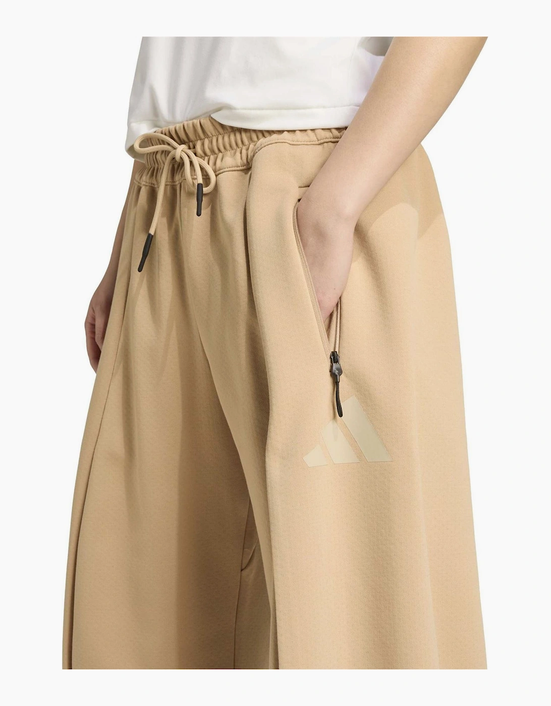 Z.N.E. Solid Patterned Wide Leg Sweatpants