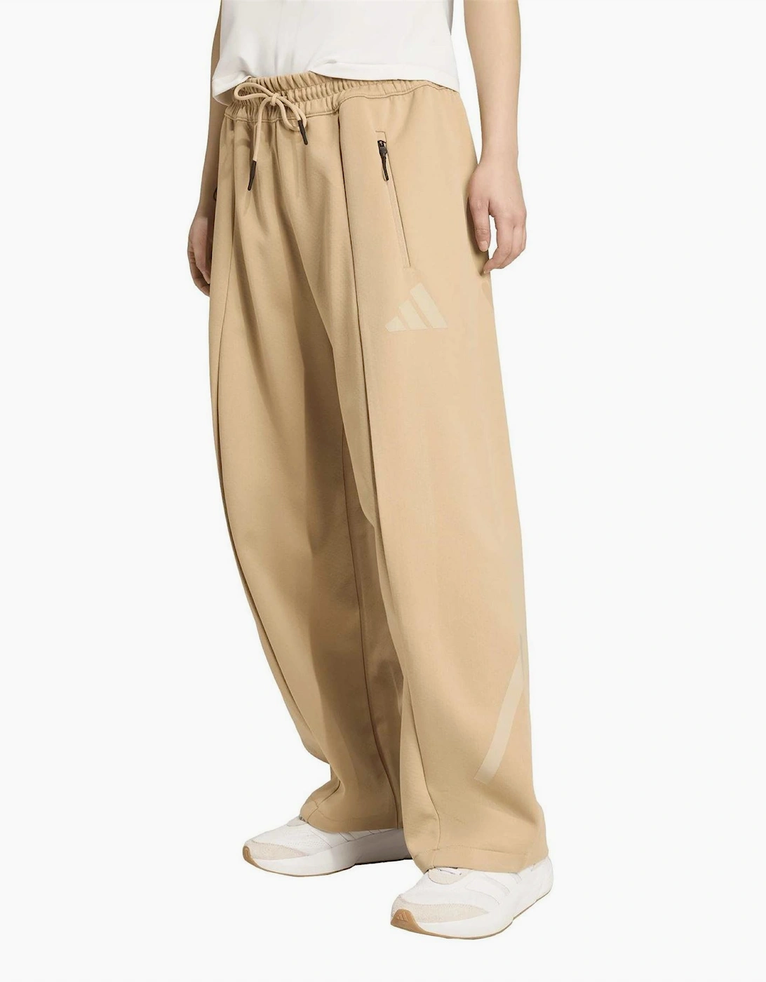 Z.N.E. Solid Patterned Wide Leg Sweatpants