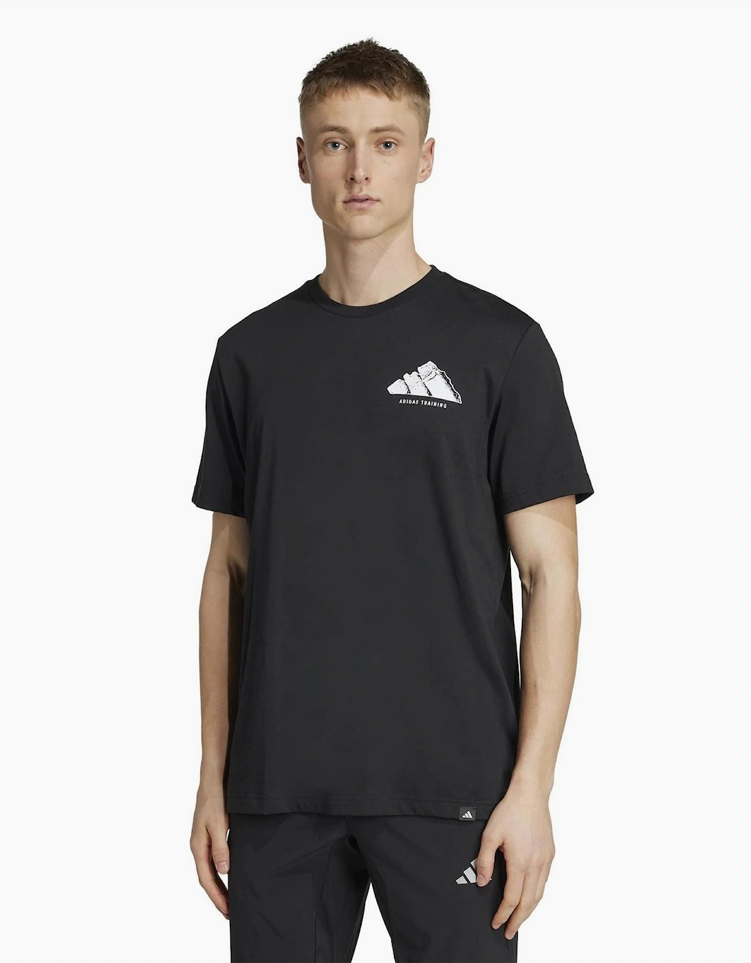Vintage Text Graphic Crew Neck Short Sleeve Jersey T-Shirt