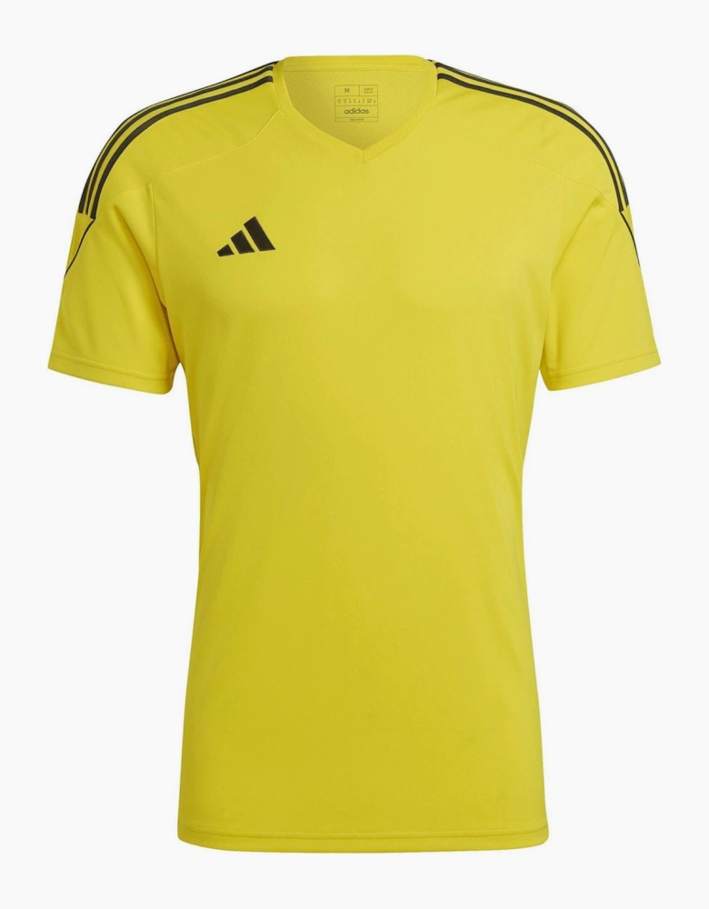 Tiro Jersey Three Bar Logo V-Neck Short Sleeve T-Shirt