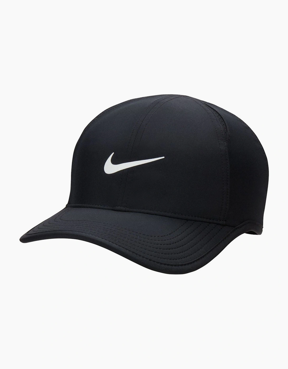Logo Print Pre Curved Brim Baseball Cap