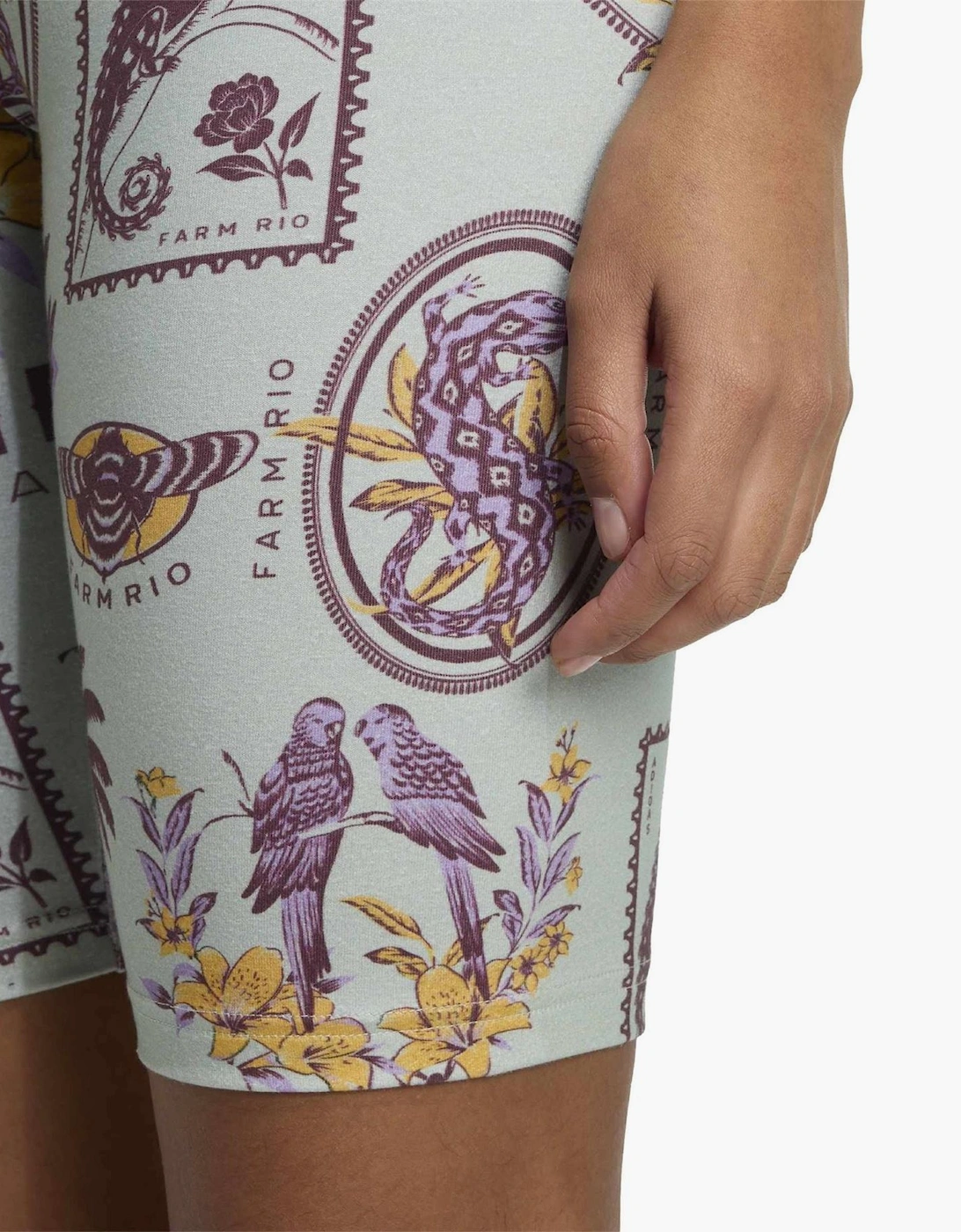Farm Bike Graphic Compression Biking Shorts