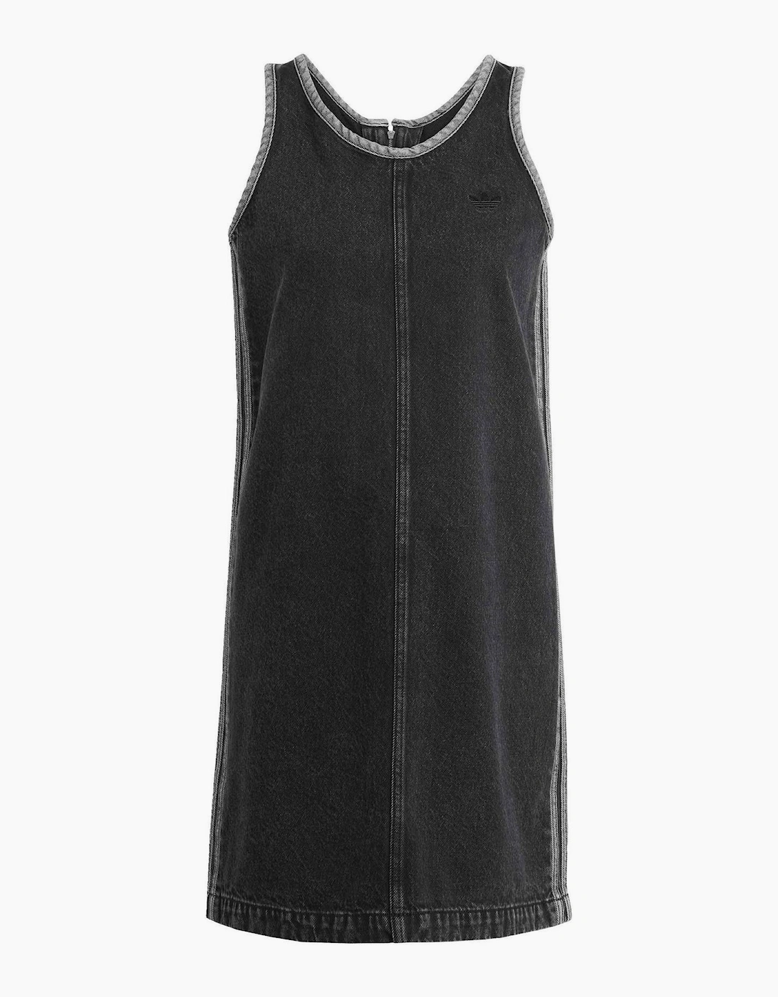 Adidas Adidas Women's Denim Scoop Neck Sleeveless Knee Length Dress - True Black De